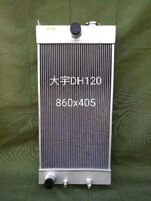 Doosan DH120 Ekskavatör Radyatör Komplesi | Yedek Soğutma Parçası | 4 Sıralı Kalınlaştırılmış Alüminyum Çekirdek