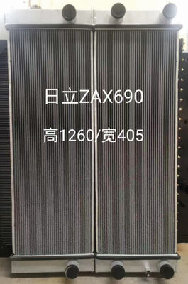 Hitachi ZAX690 ZAX650-3 ZAX670-3 Ekskavatör Radyatörü 4654973 4654972