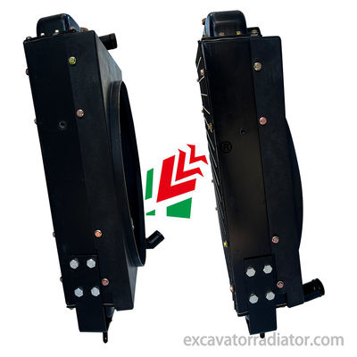 Weichai K4100 38 Sağ Köşede DF Ağır Güçlü Mühendislik Makineleri Radyatör Alüminyum çekirdek Otomobil Parçaları