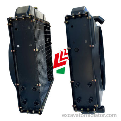 Weichai K4105ZD Yukarı Eğilmiş Plak Alt Sol Düz Yüksek Kaliteli Mühendislik Makineleri Radyatör Aksesuarları