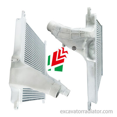 Isuzu intercooler OEM114310555 yüksek performanslı alüminyum kamyon ısı dağılımı intercooler montajı