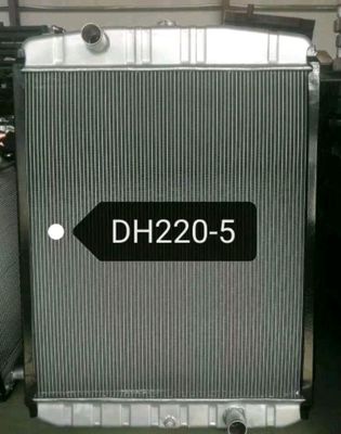 1060mm Ekskavatör Radyatörü, Daewoo DH220-5 İnşaat Makinaları Yedek Parçaları