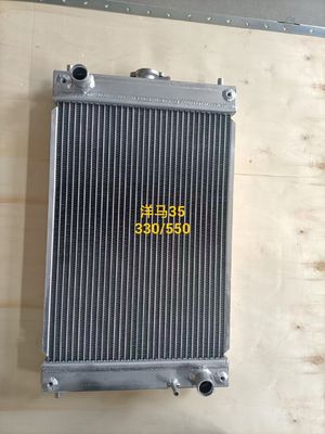 Yanmar 35 Ekskavatör Radyatörü Orta Alüminyum İyi Isı Dağılımı